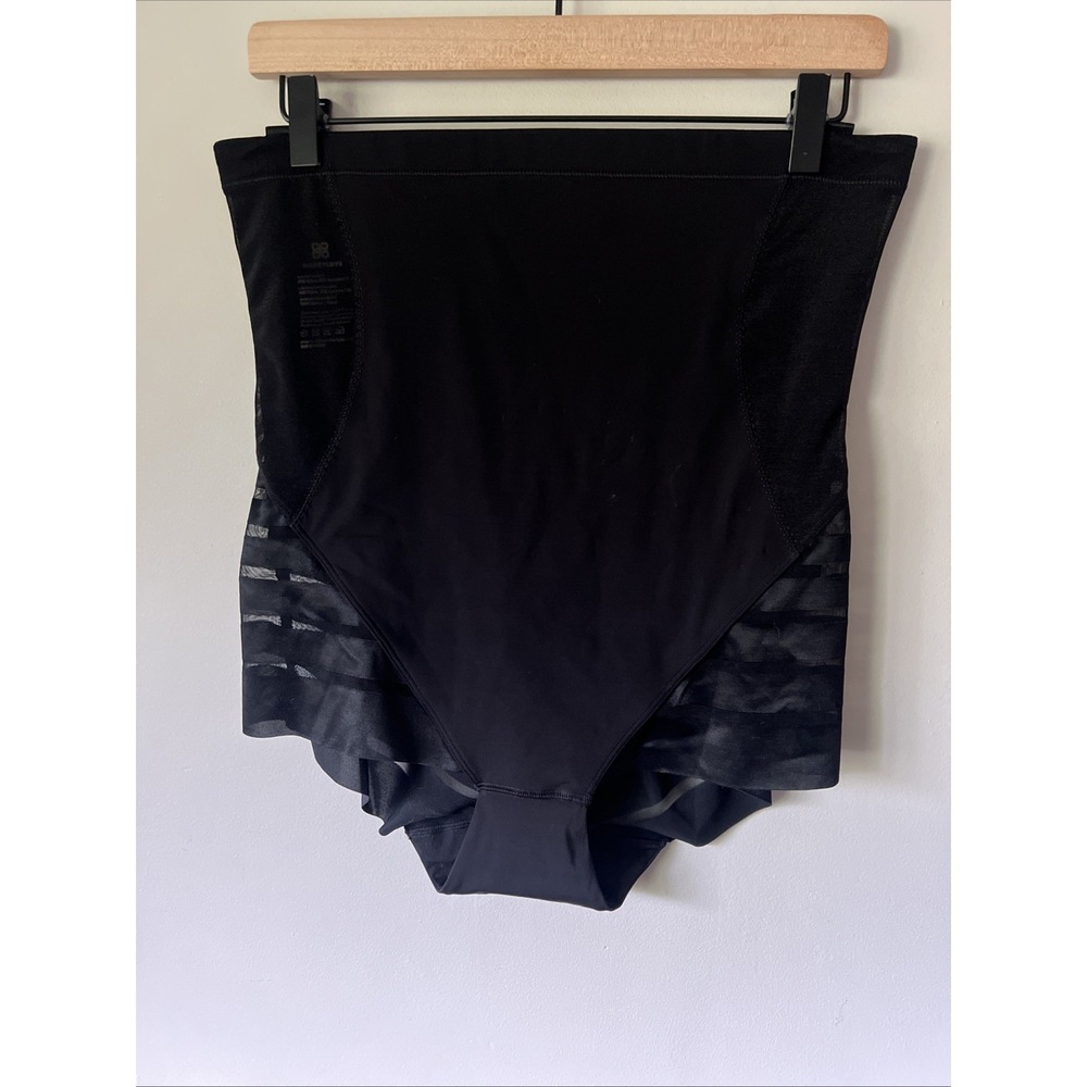 HoneyLove Queen Brief Size 2X Black Sculptwear Shapewear